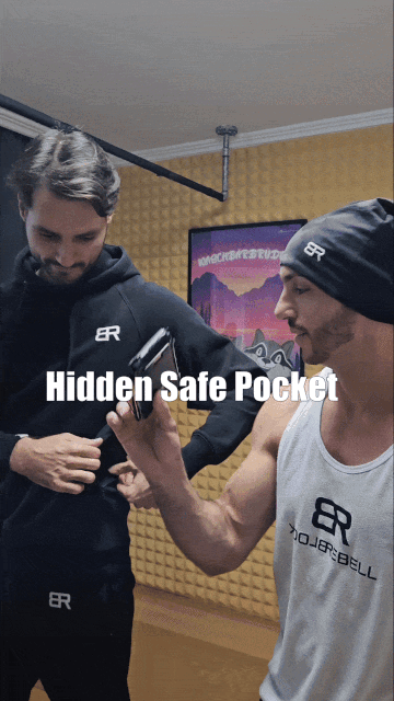 Alpha Rebell Hoodie - mit versteckter Safe Pocket 🔒