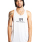 Athlet trägt BlockRebell Tanktop – sportlicher Look mit Statement-Mentalität