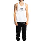 Athlet trägt BlockRebell Tanktop – sportlicher Look mit Statement-Mentalität