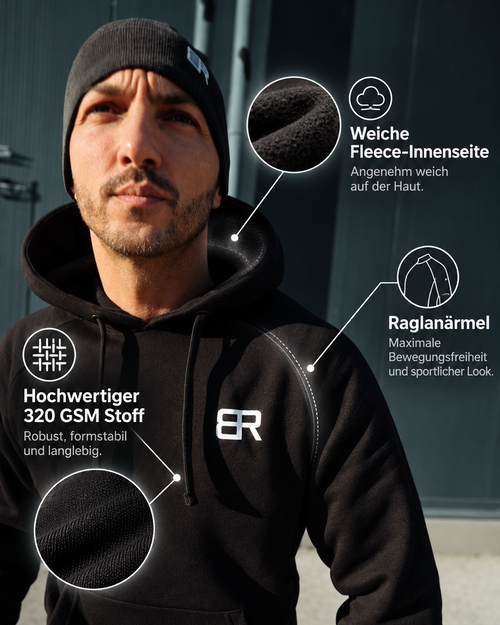 Alpha Rebell Hoodie - mit versteckter Safe Pocket 🔒